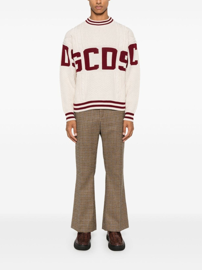GCDS Band-logo sweater outlook