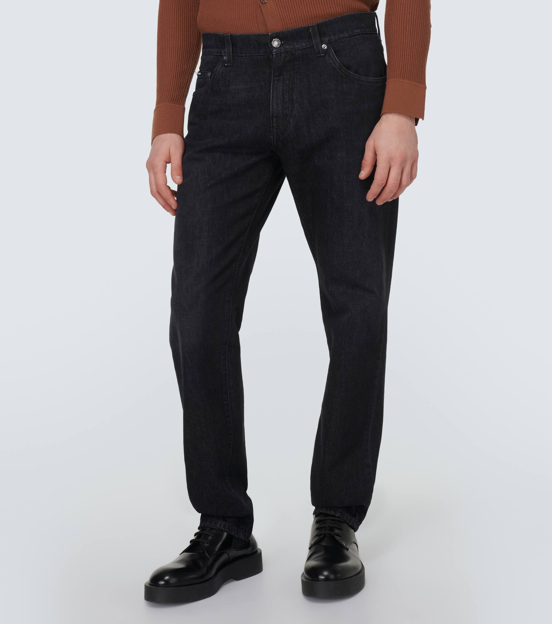 Distressed slim jeans - 3