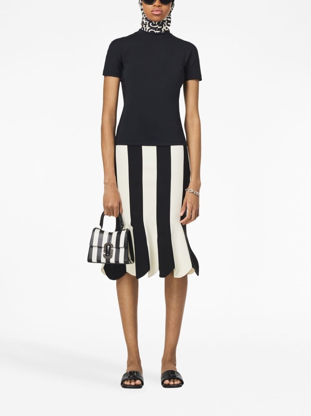 THE STRIPED ST. MARC MINI TOP HANDLE - 6