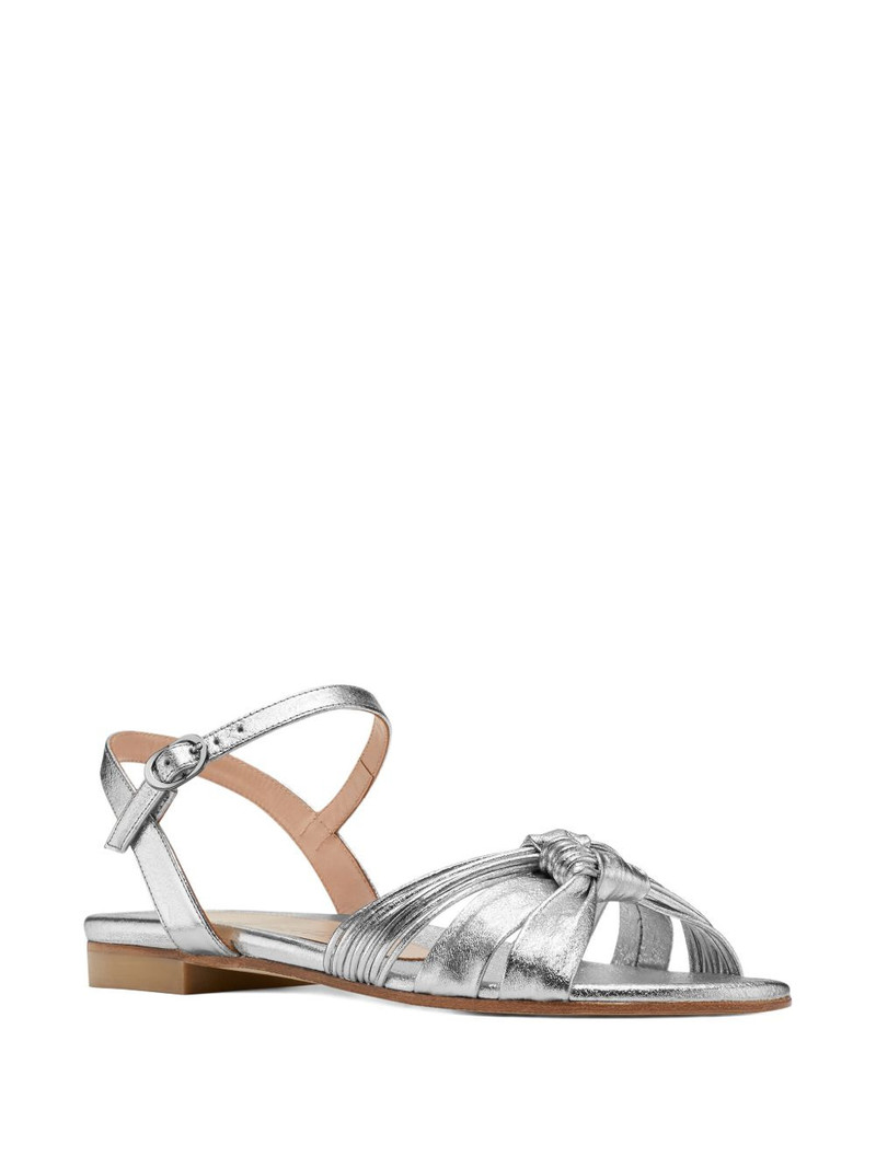 Stuart Weitzman Keana knotted-strap flat sandals outlook