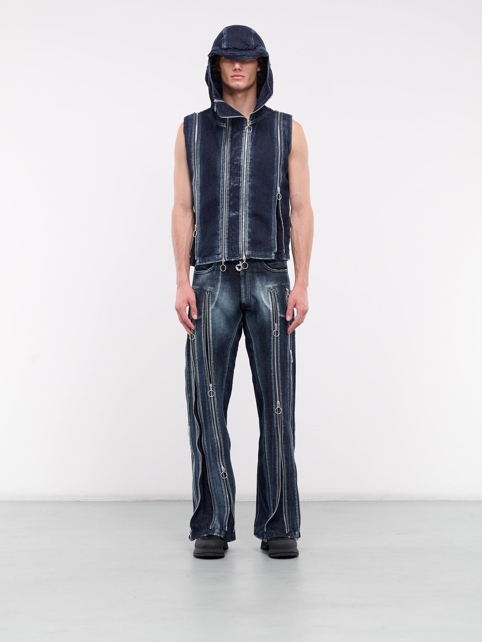 Adjustable Zip Fit Jeans - 6
