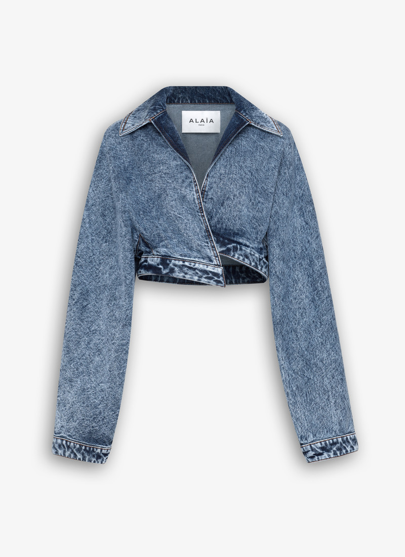 DENIM SPIRAL JACKET - 1