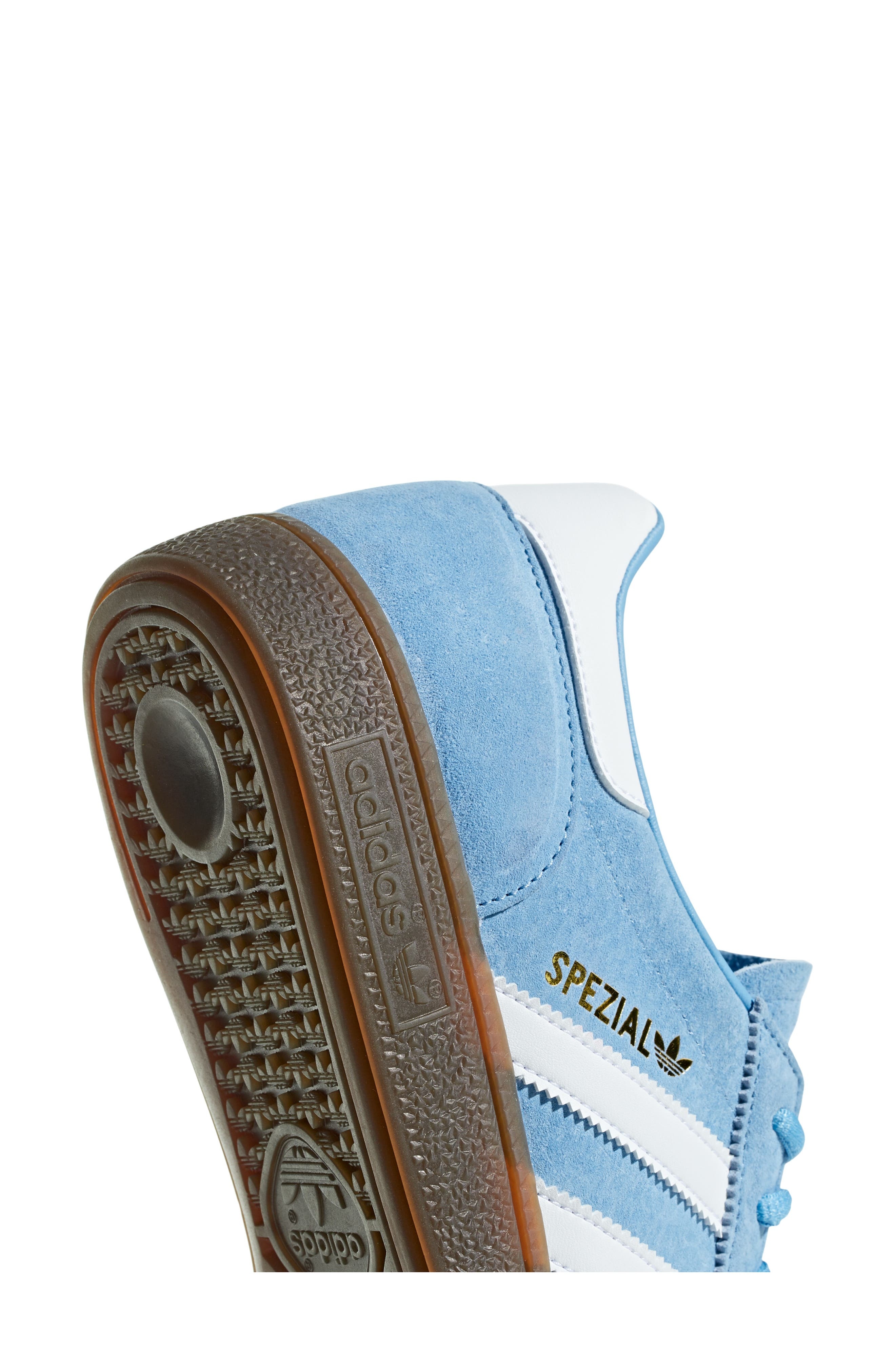 adidas Gender Inclusive Handball Spezial Sneaker in Light Blue/Ftwr White/Gum5 at Nordstrom - 7