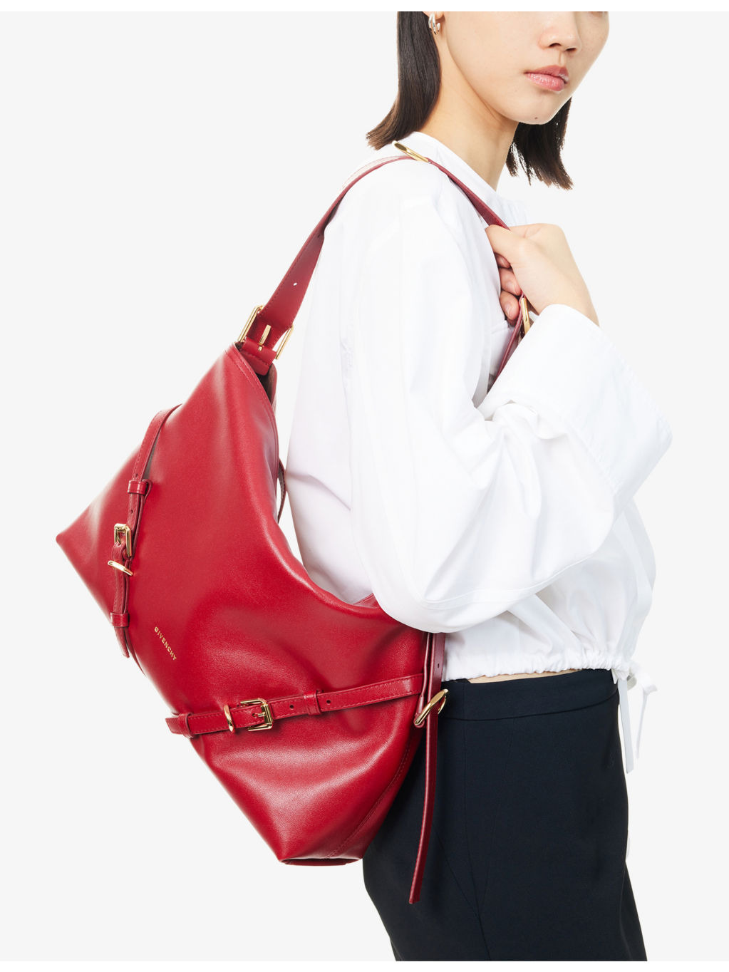 Voyou Medium Leather Shoulder Bag - 2
