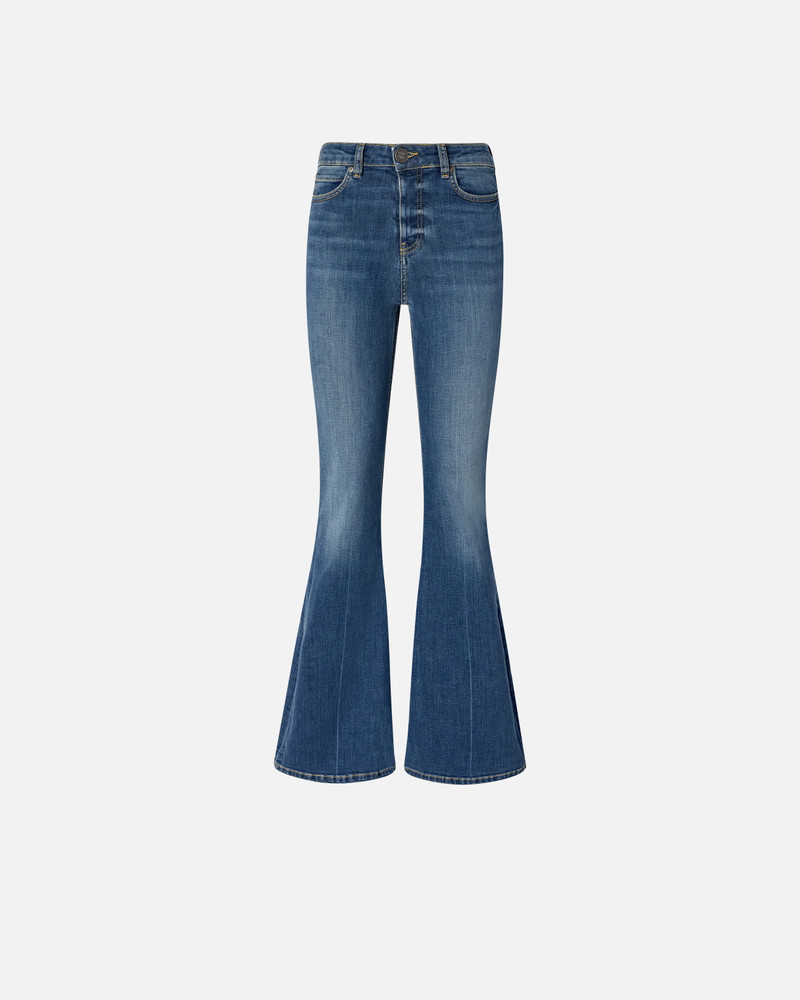 FLARED STRETCH DENIM JEANS 1