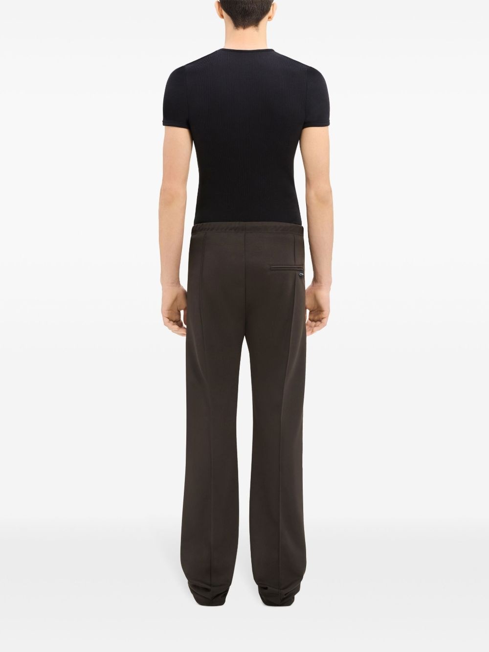 straight-leg track pants - 4