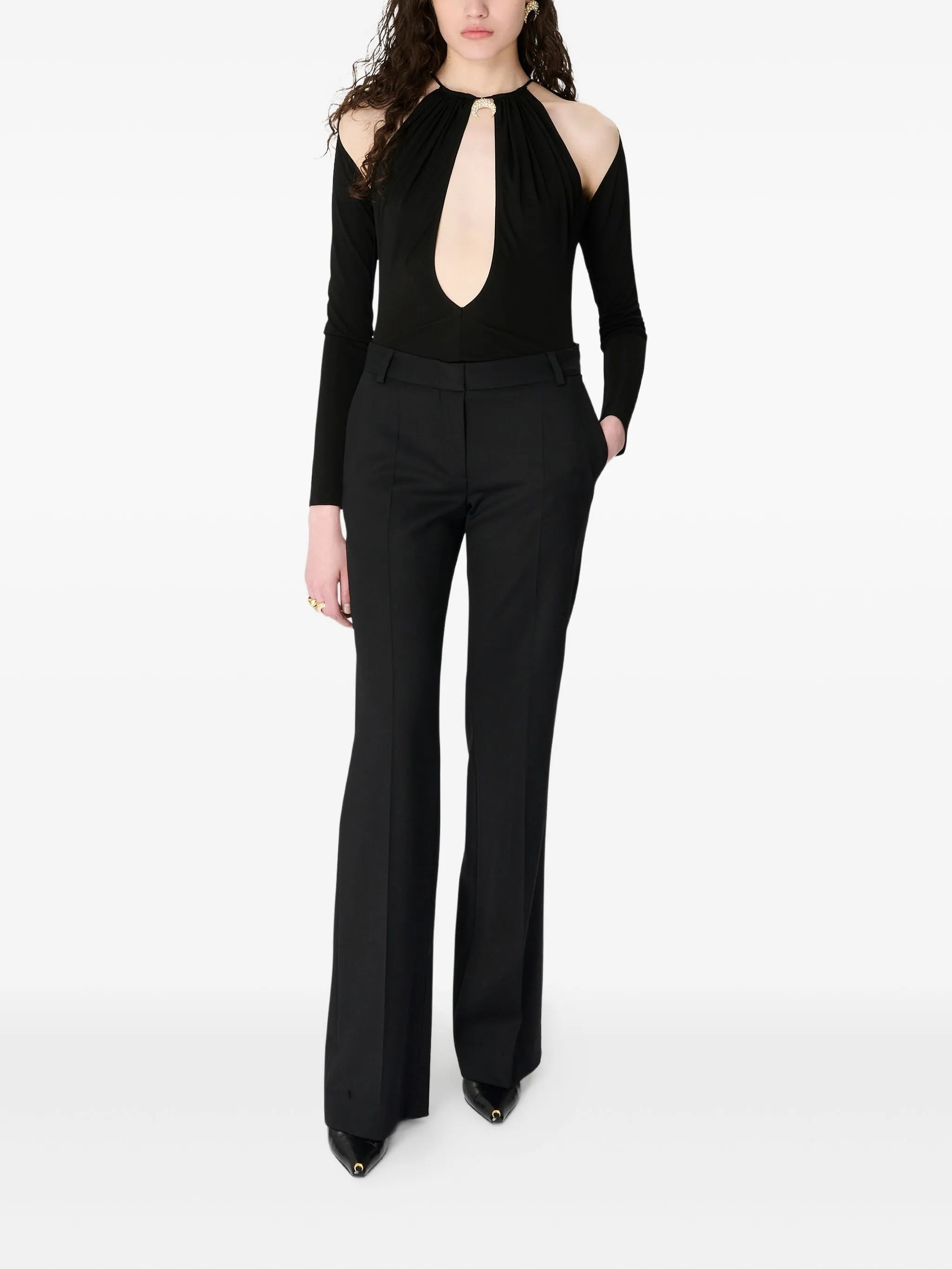 Marine Serre Draped Keyhole Bodysuit - 2