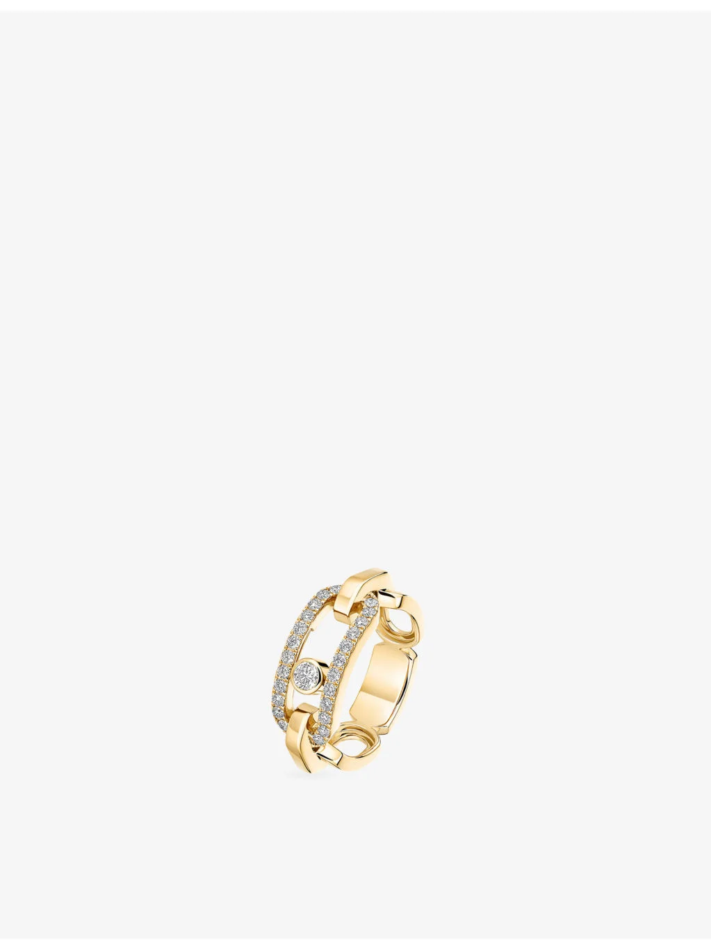 Move Link 18ct gold and 0.45ct diamond ring - 1