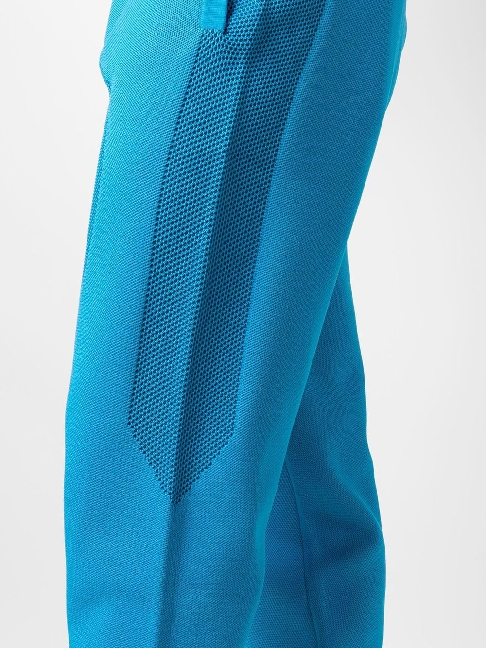 mesh-panel detail track pants - 5