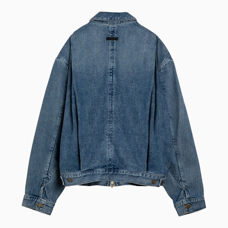 Fear Of God Indigo Blue Denim Jacket Men - 2