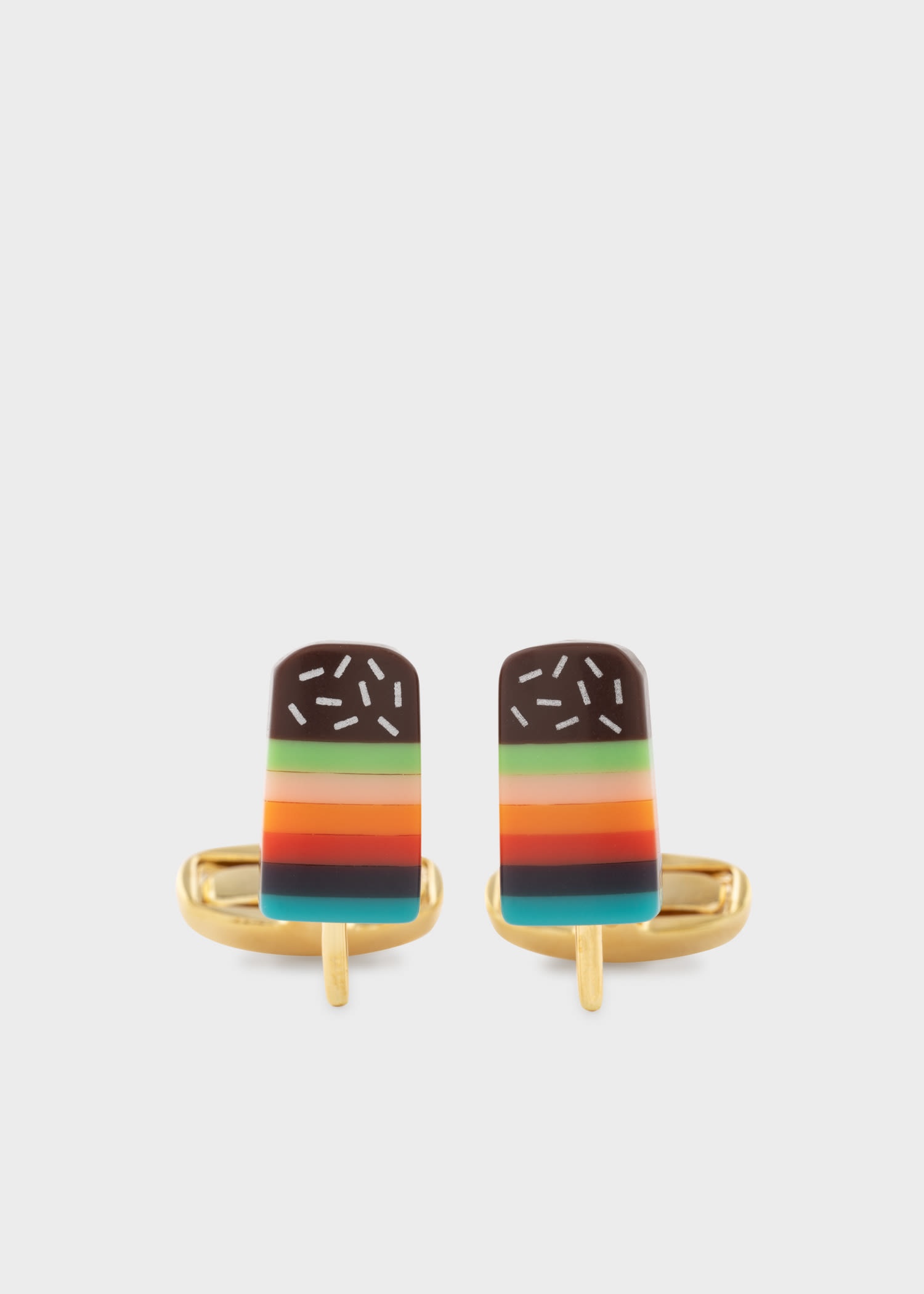 'Artist Stripe Lolly' Cufflinks - 1