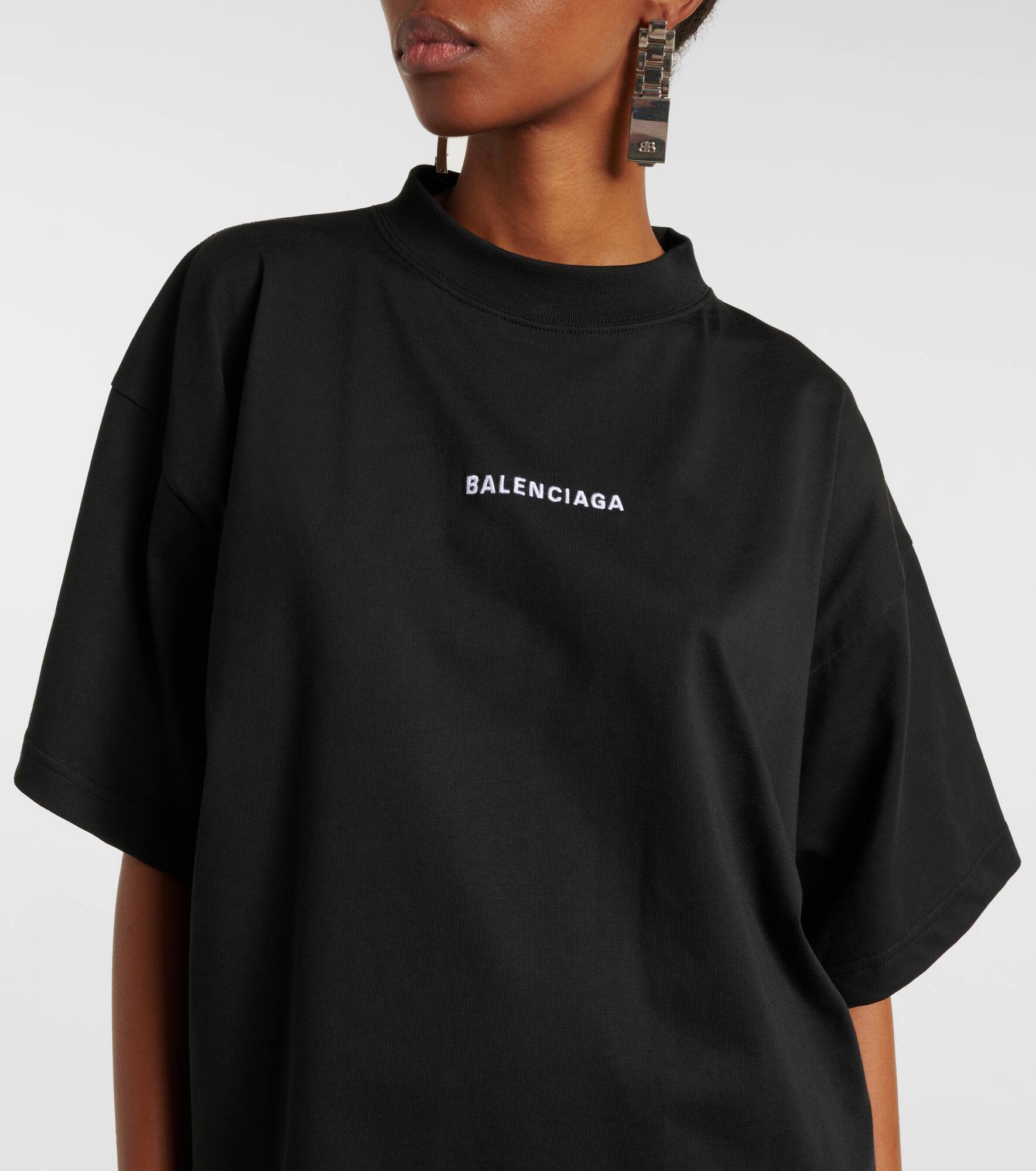 Printed cotton jersey T-shirt - 4