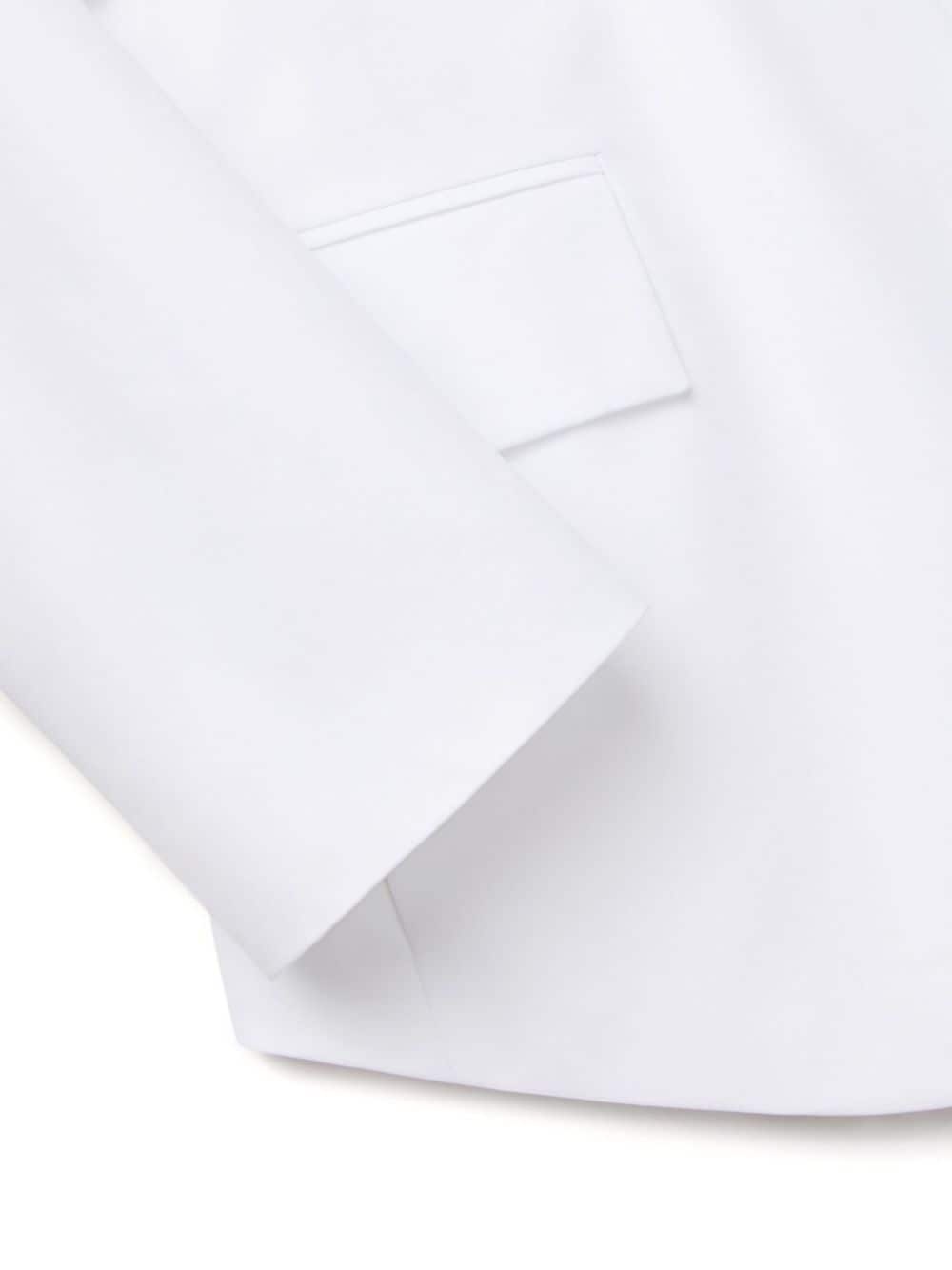 long-sleeve cotton shirtdress - 3