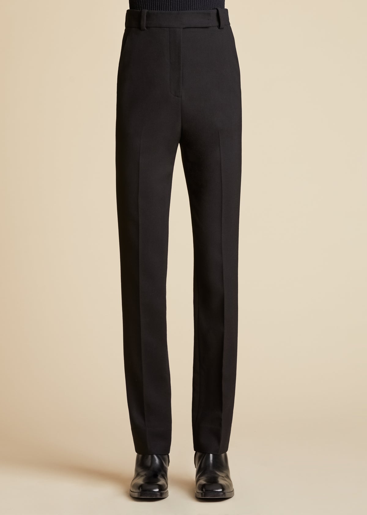 Lenn satin slim pants