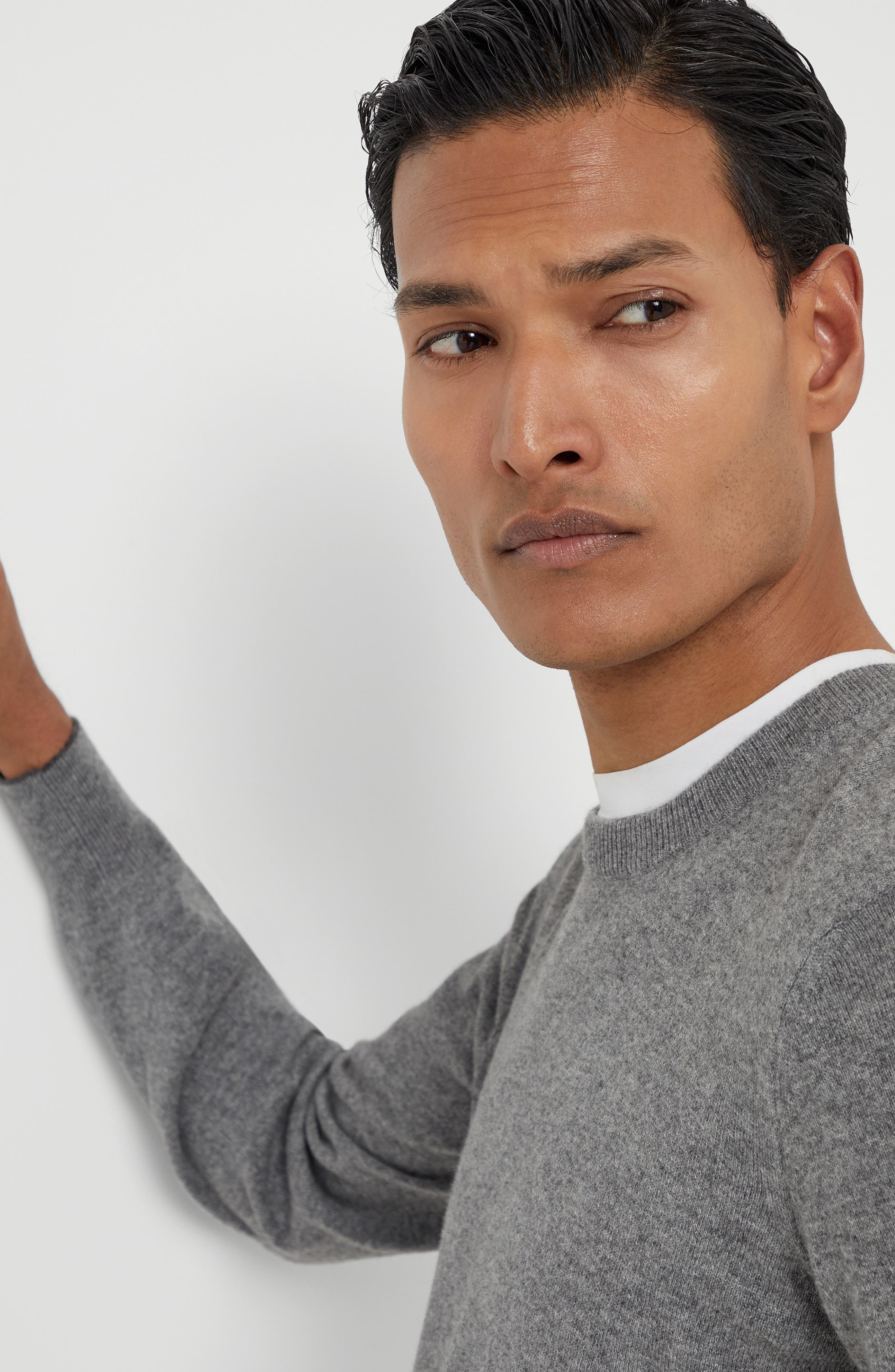 Brunello Cucinelli Cashmere sweater in Dark Grey at Nordstrom - 4