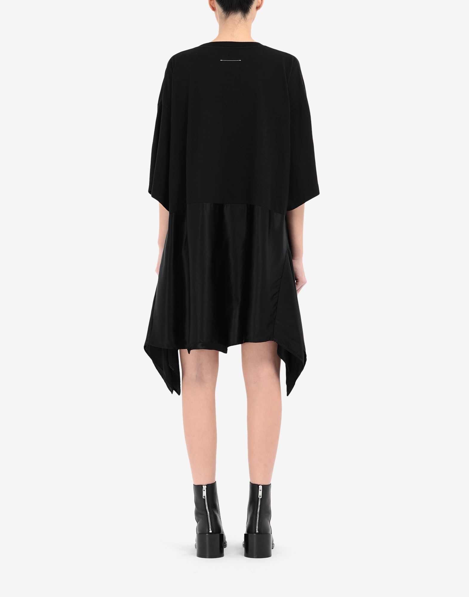 Spliced T-shirt dress - 4