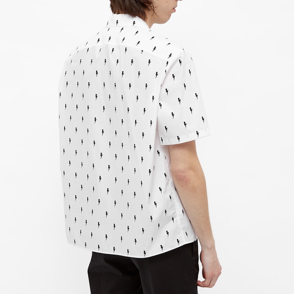 Neil Barrett All Over Print Thunderbolt Vacation Shirt - 5