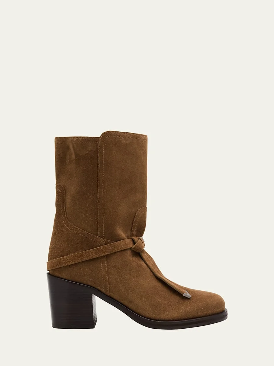 City Suede Ankle Boots - 1