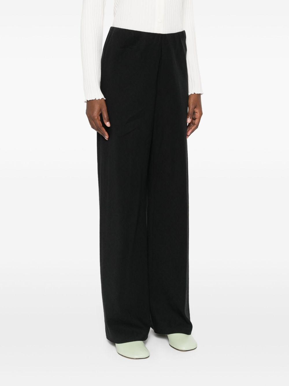 high-waist straight-leg trousers - 3