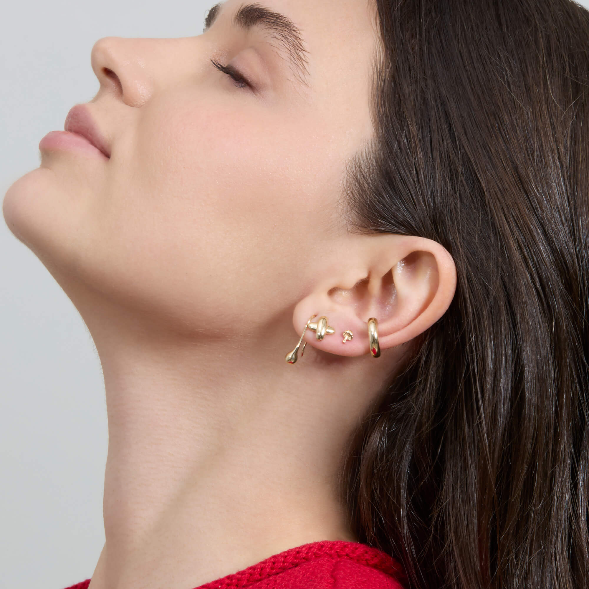 Bold Puff Hinged Ear Cuff - 7