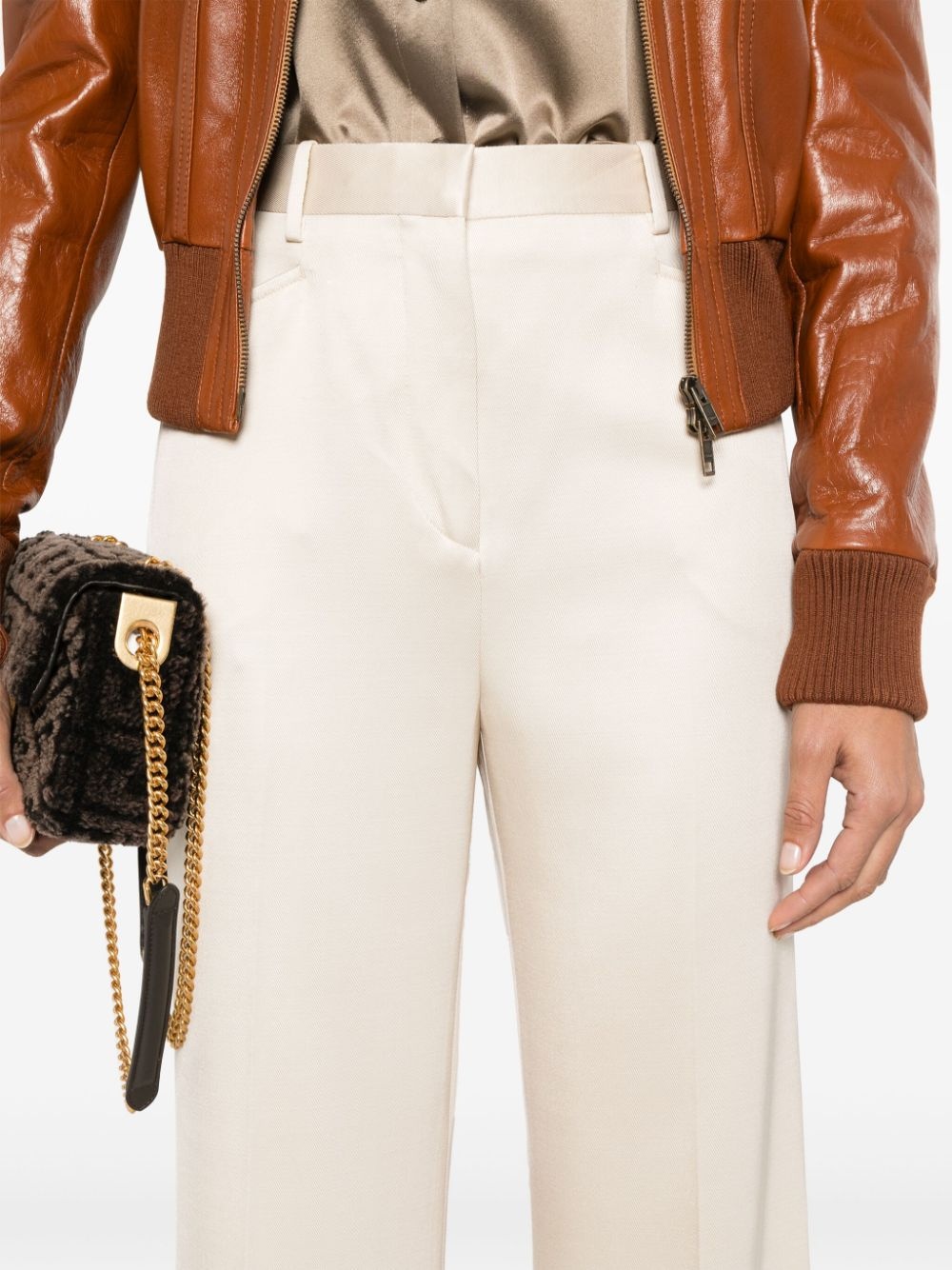 twill tailored trousers - 5