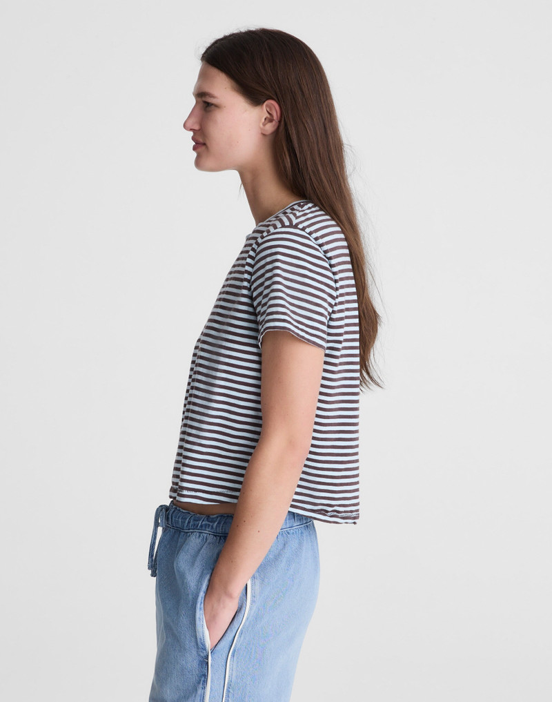 The Easy Crop Crewneck Tee in Soft Slub 4