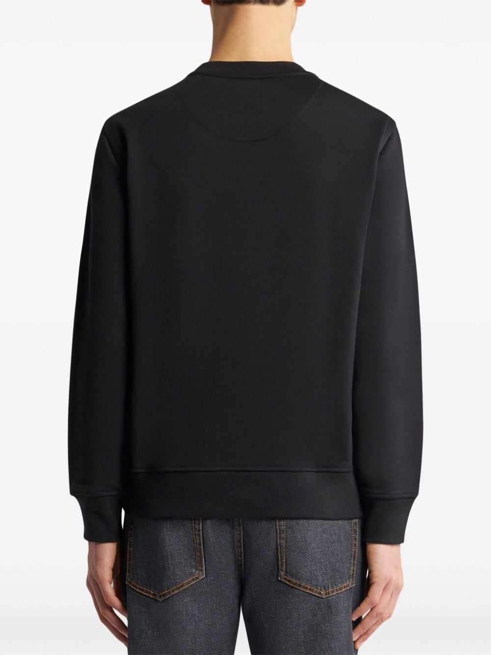 Pegaso-appliquÃ© crew-neck sweatshirt - 3