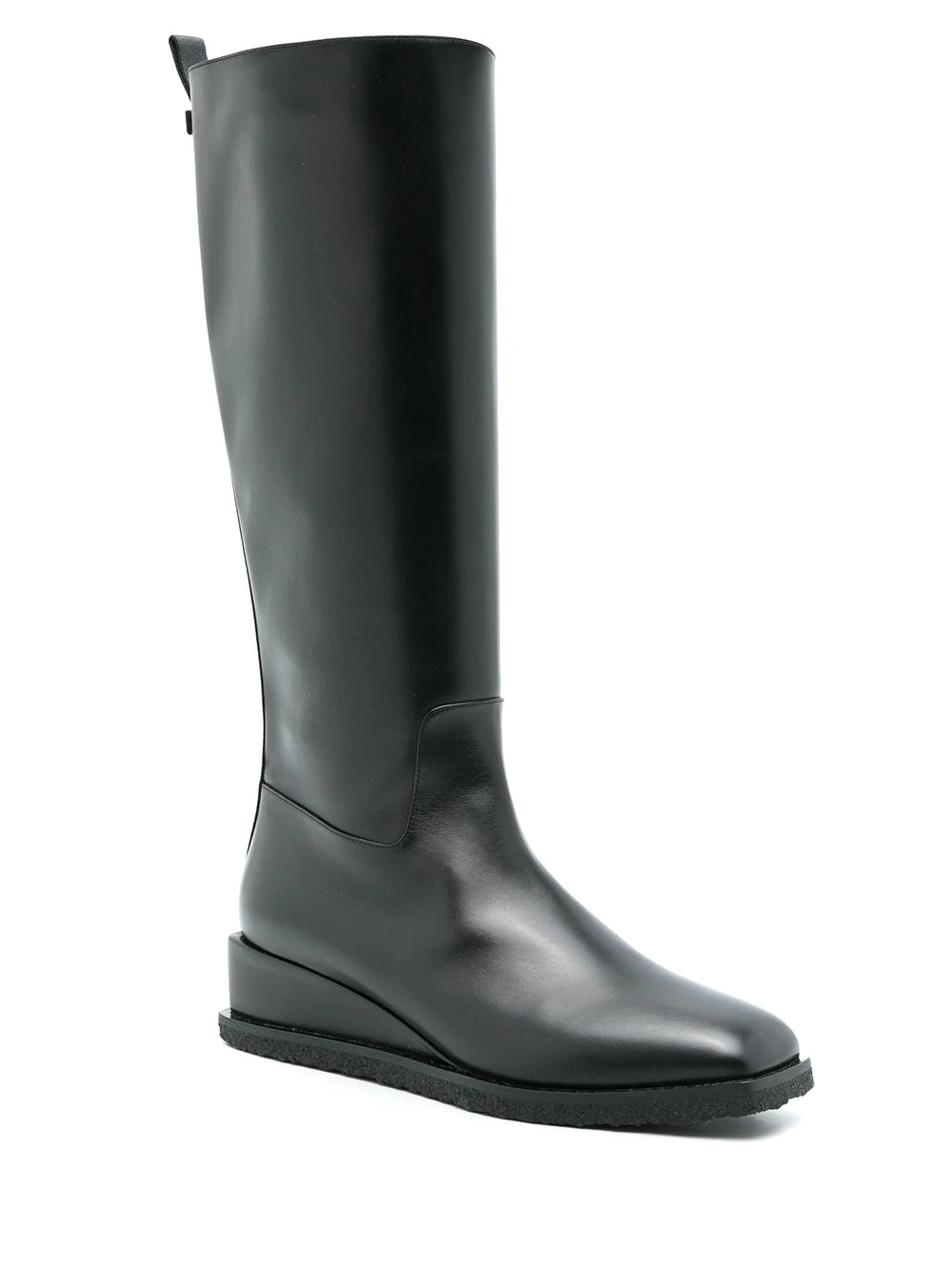 Wayde leather wedge boots - 2
