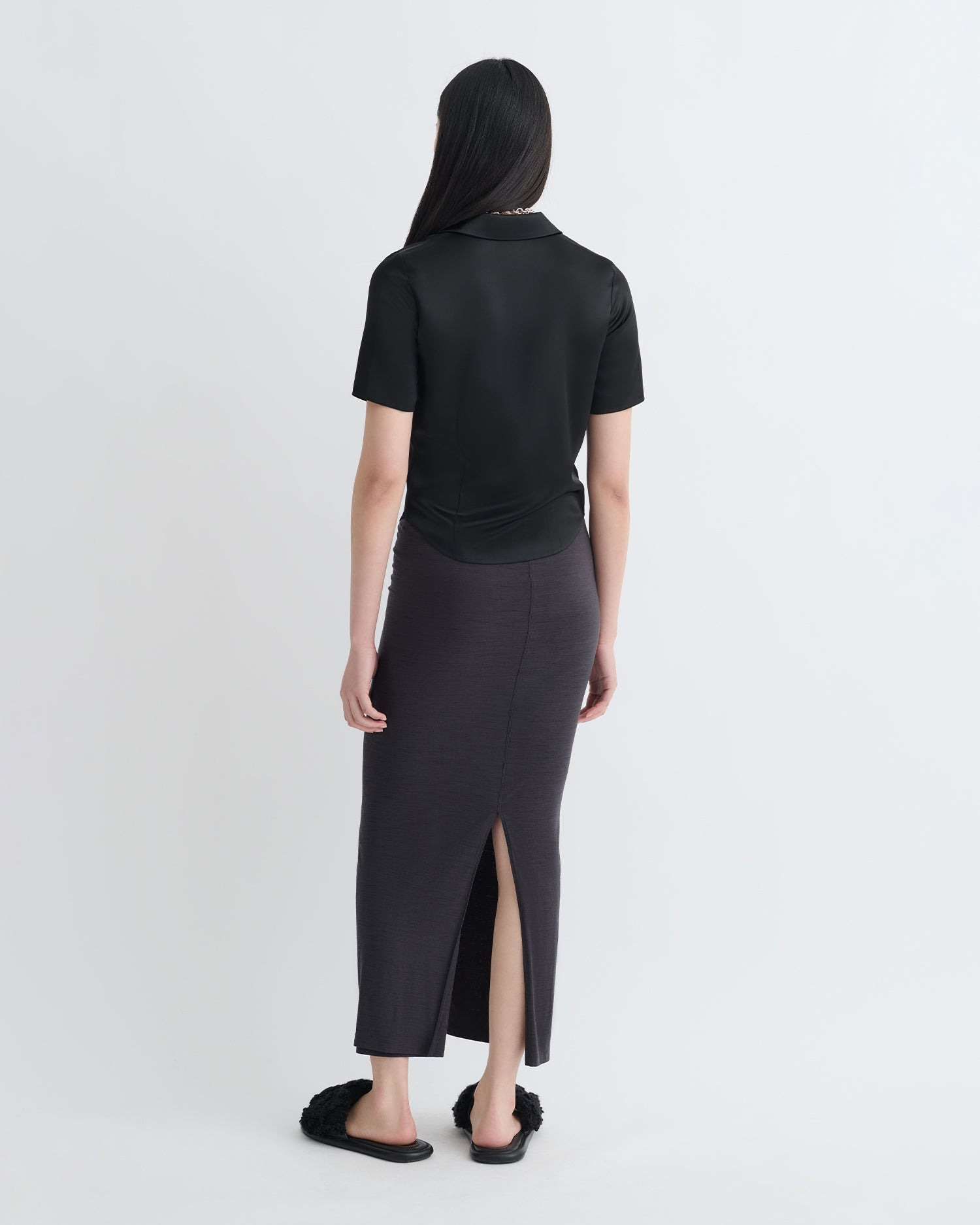 Slip Satin Shirt - 5