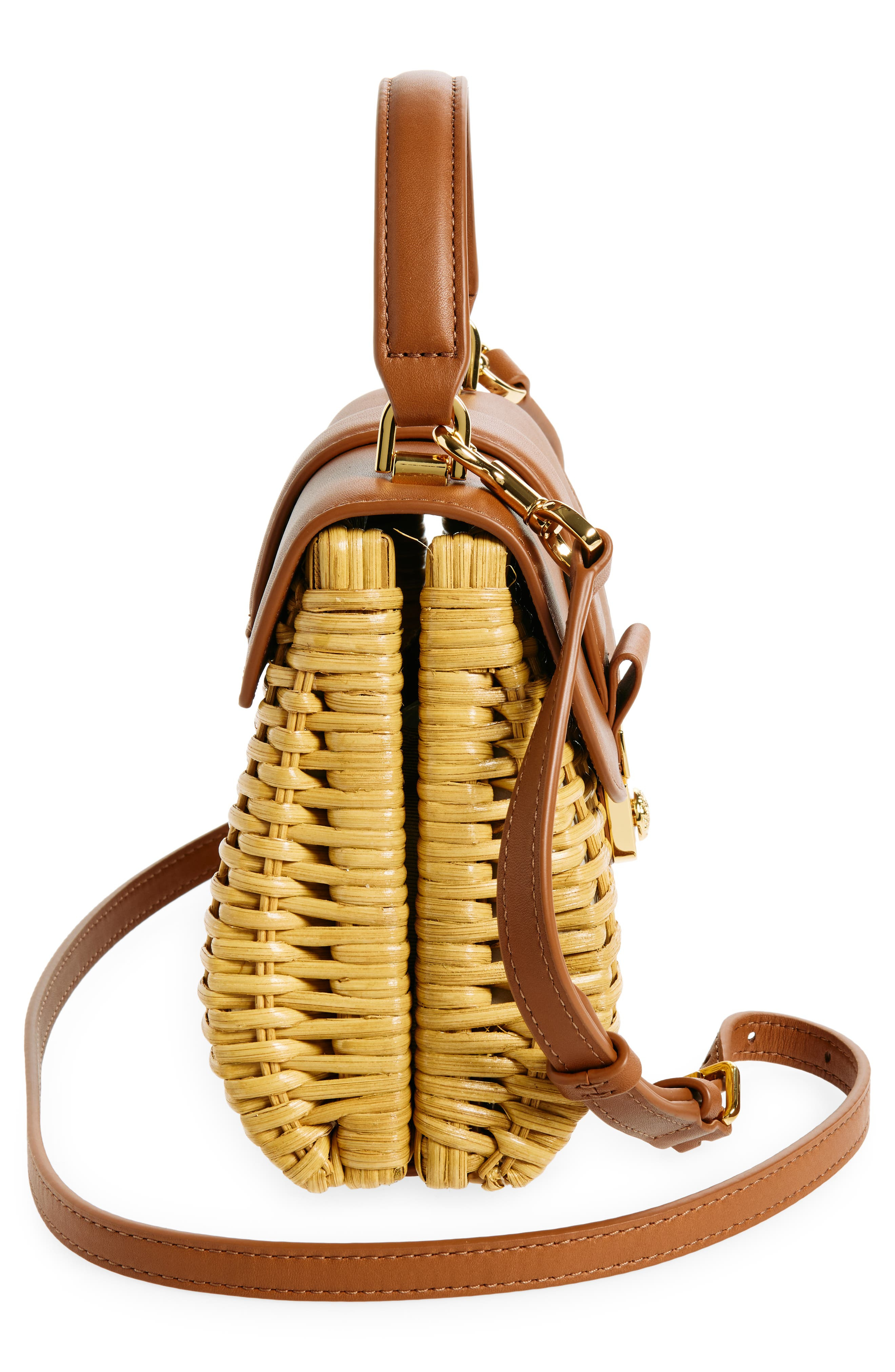 Veronica Beard Small Wicker Avenue Crossbody Bag in Hazelwood at Nordstrom - 6