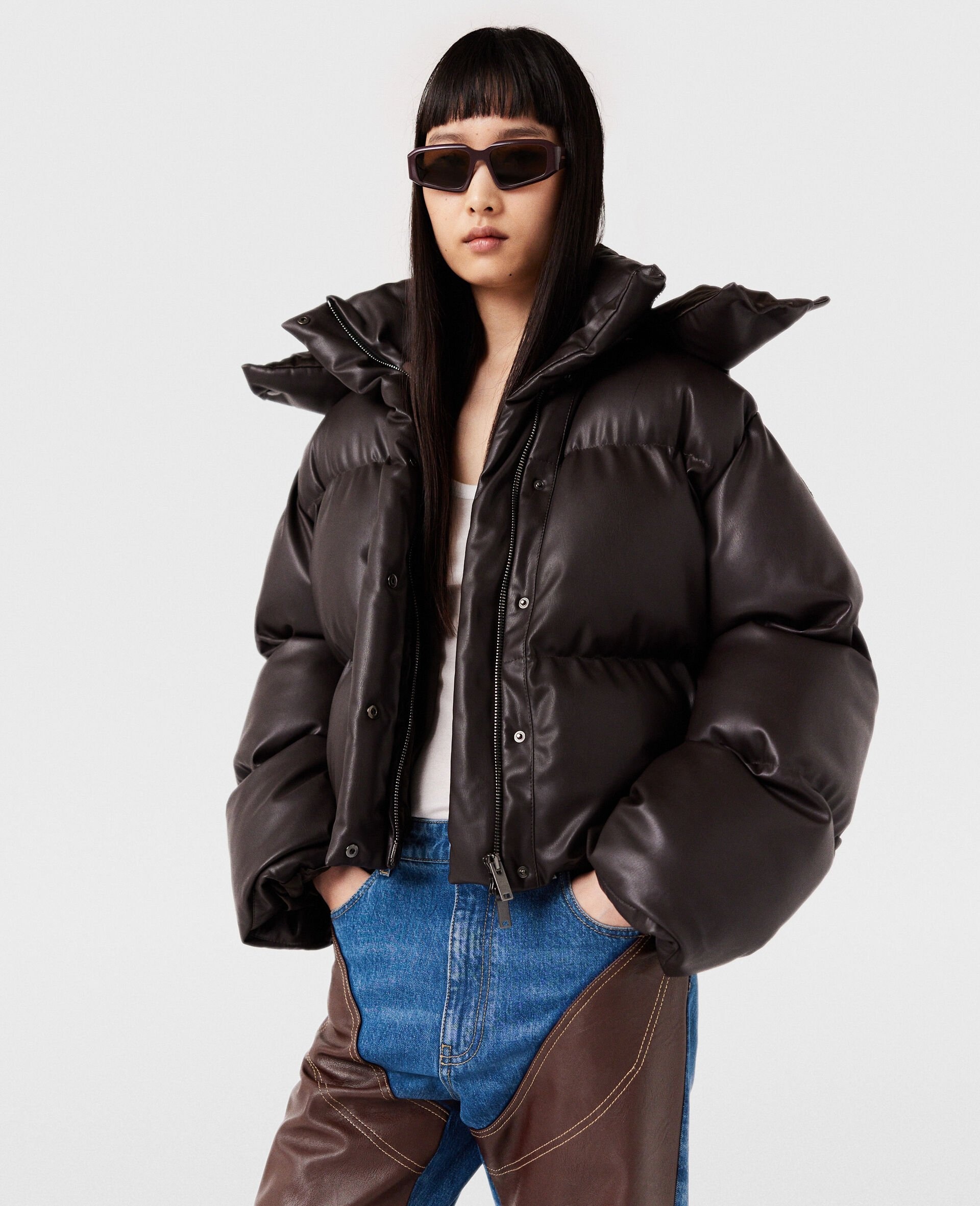 Hooded Alter Mat Puffer Jacket - 2