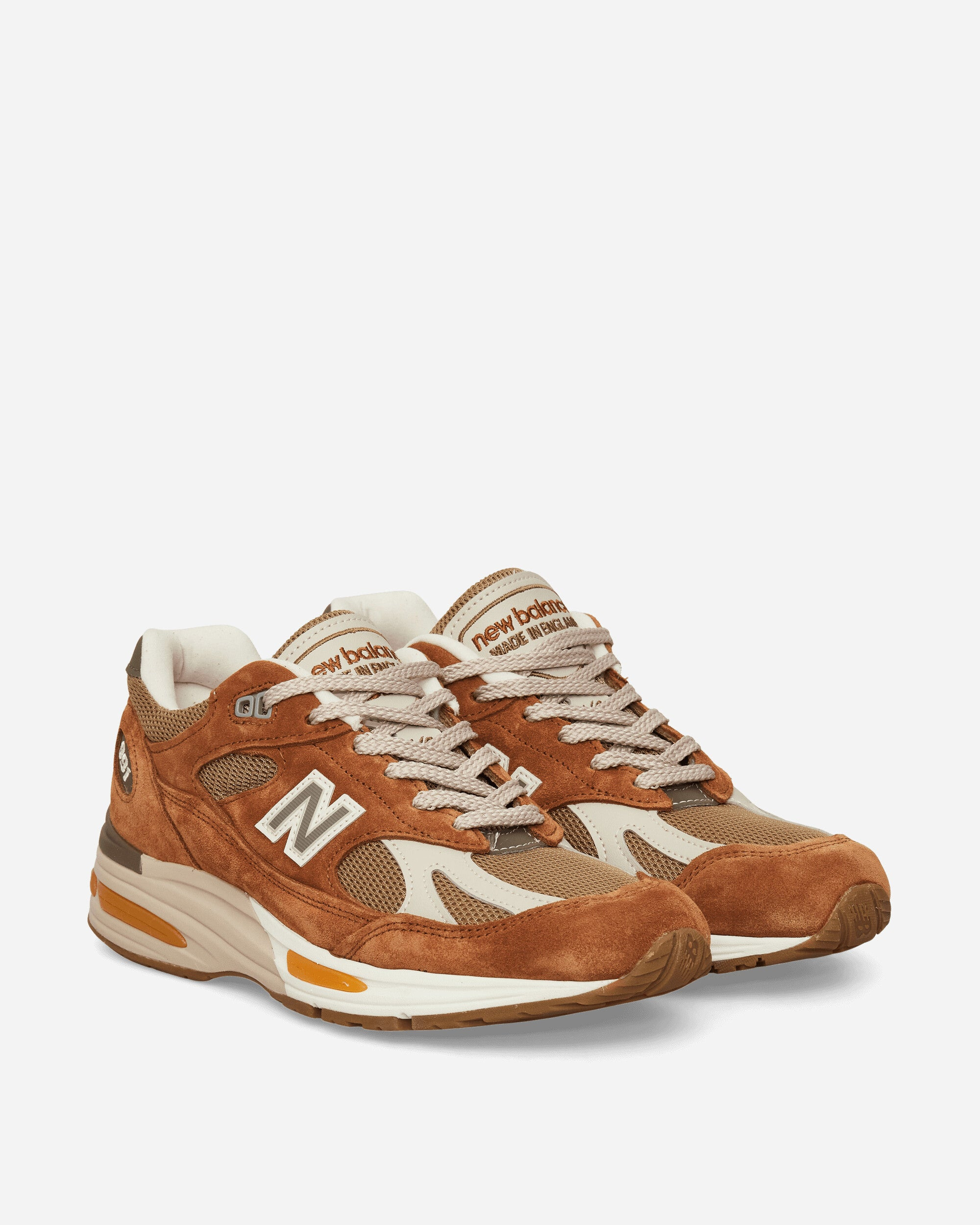 Made in UK 991v2 Iconic Influences Caramel Cafe / Dijon / Feather Gray - 2