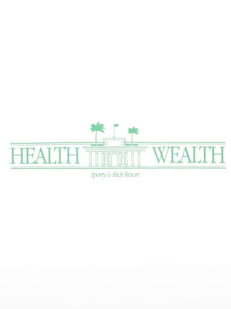 Sporty & Rich Health Resort cotton T-shirt outlook