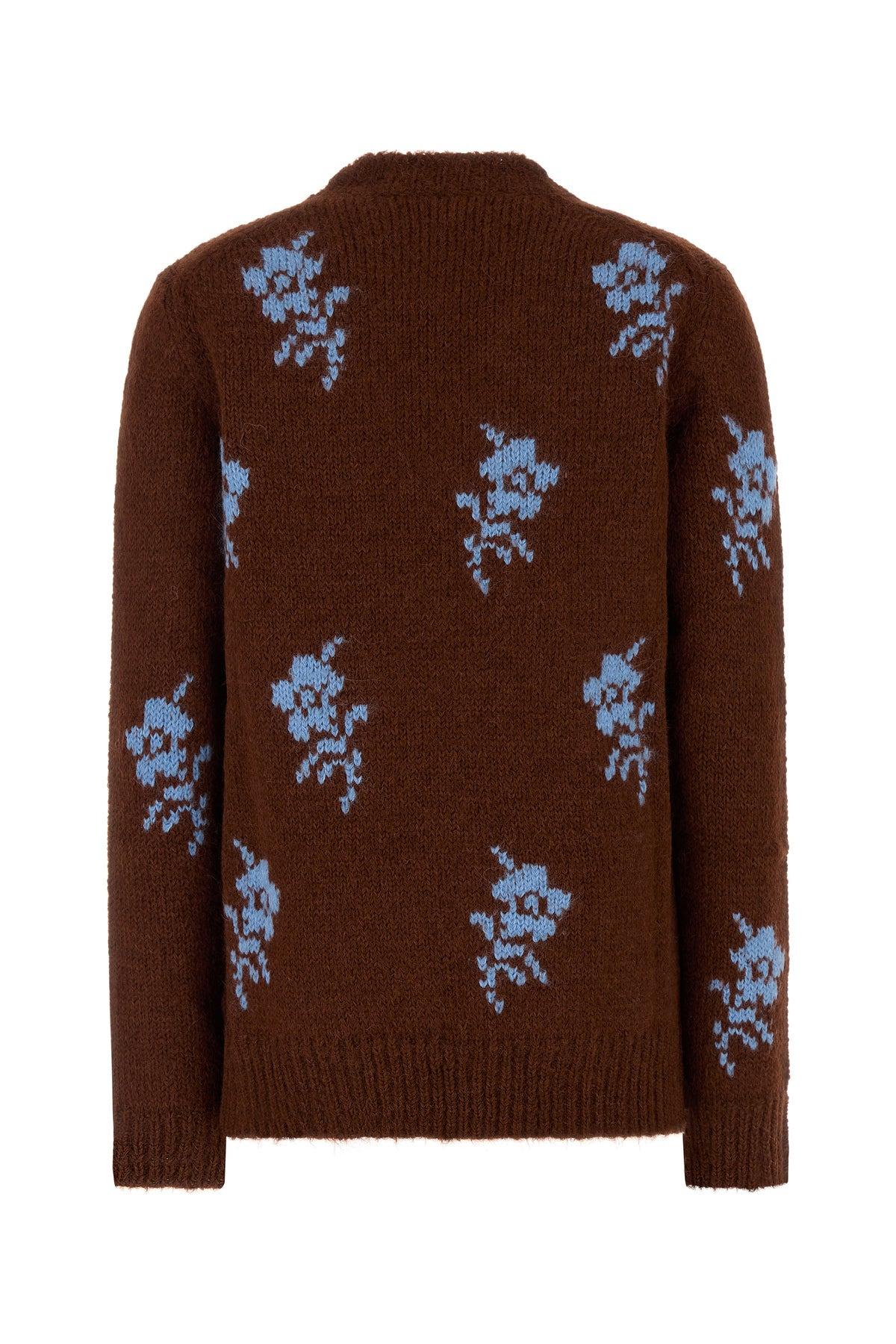 Embroidered alpaca blend sweater - 2