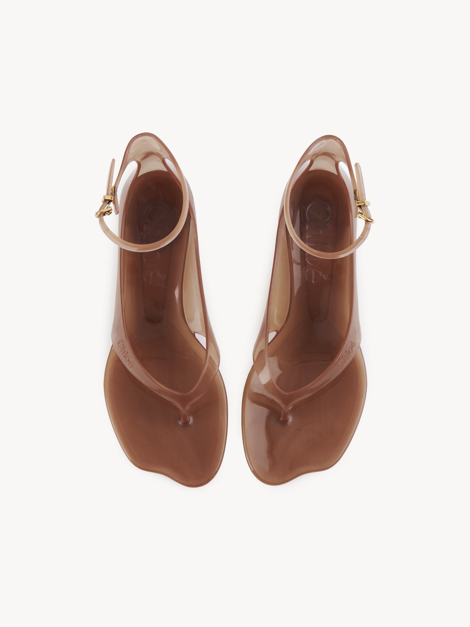 CHLOÉ JELLY HEELED SANDAL - 4