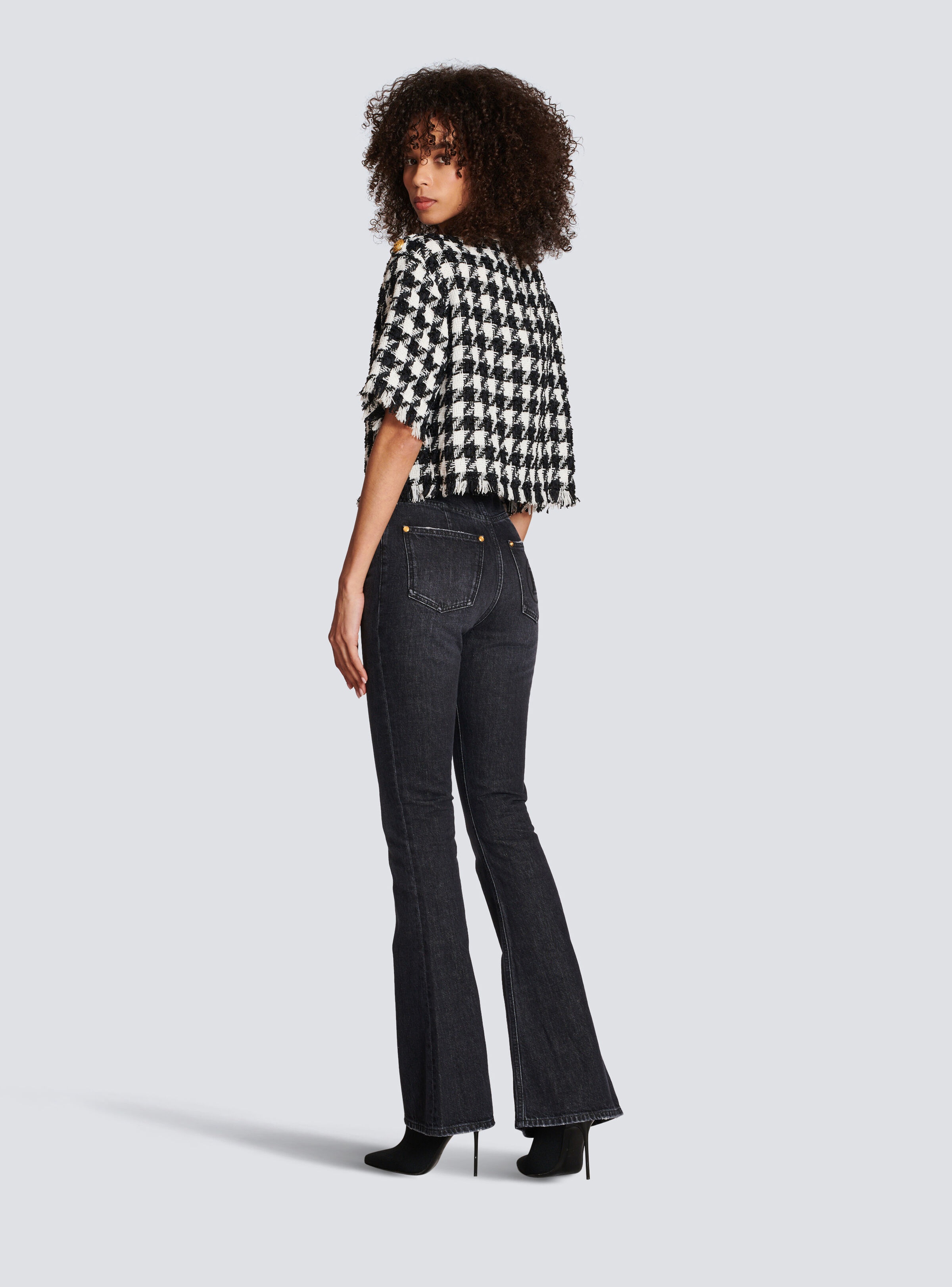 Eco-designed bootcut jeans - 4
