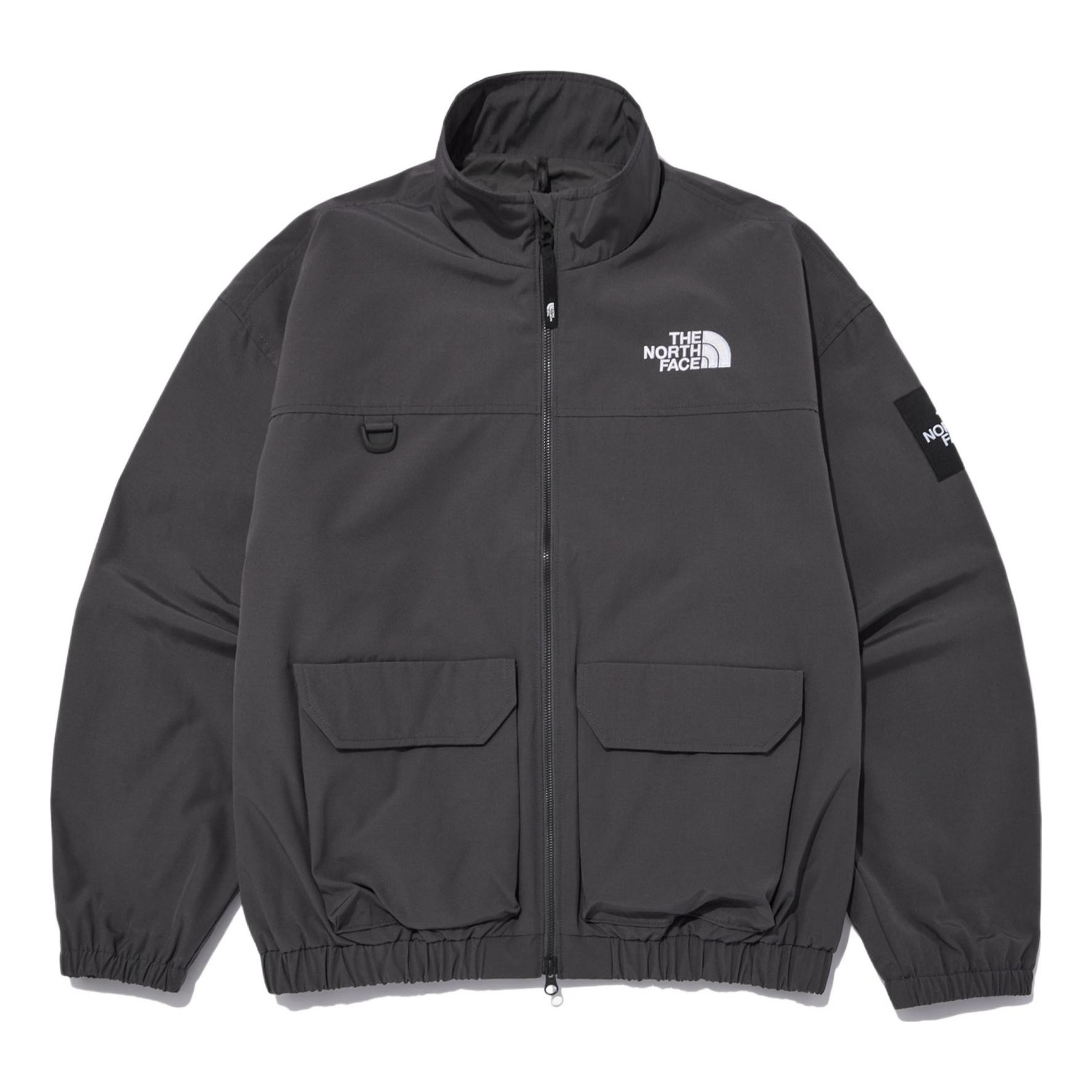 THE NORTH FACE FW22 Logo Crop Jacket 'Grey' NJ3BN51L - 1