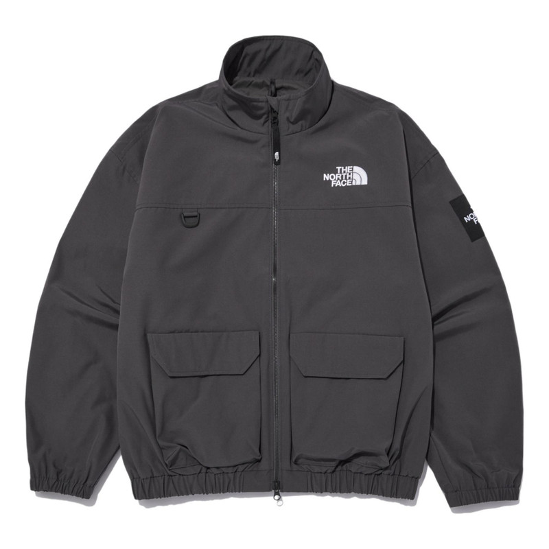 THE NORTH FACE FW22 Logo Crop Jacket 'Grey' NJ3BN51L - 1
