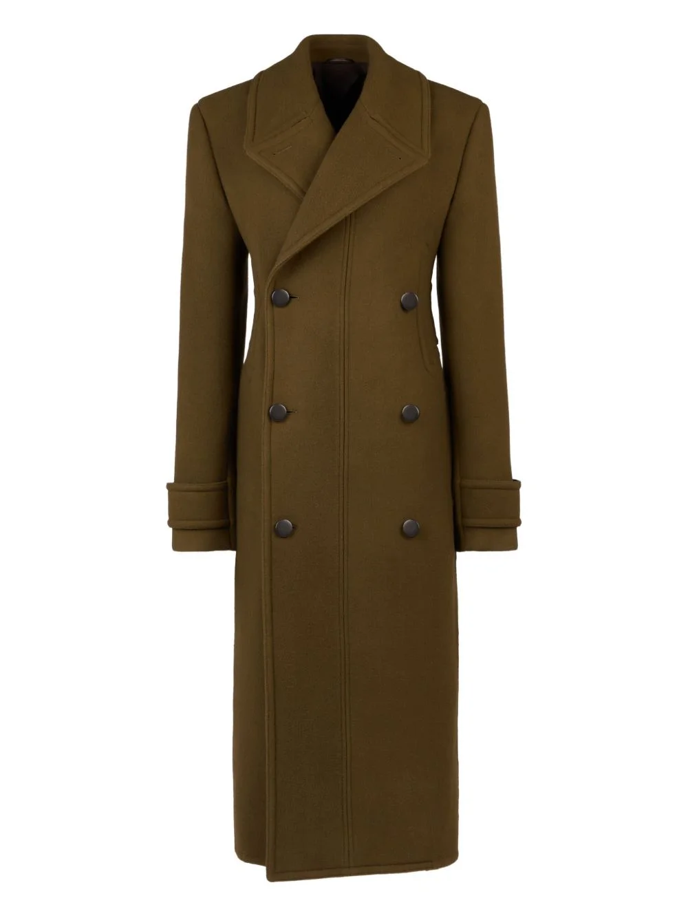 double-breasted coat - 1