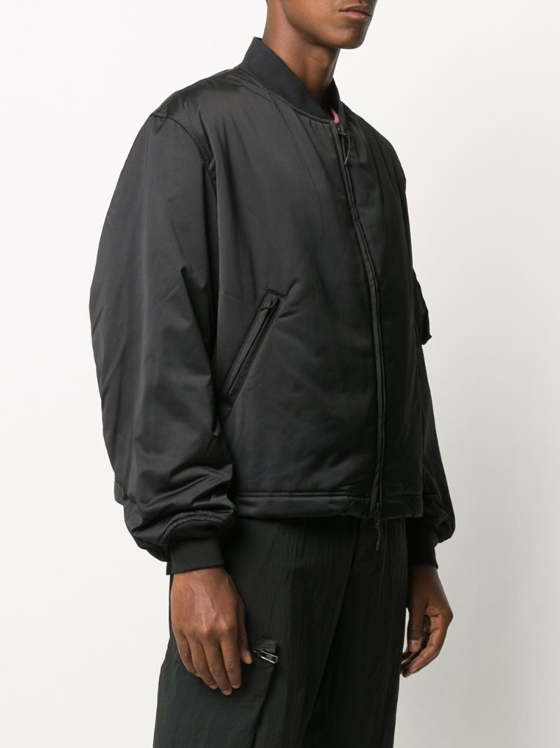 padded logo bomber jacket 3