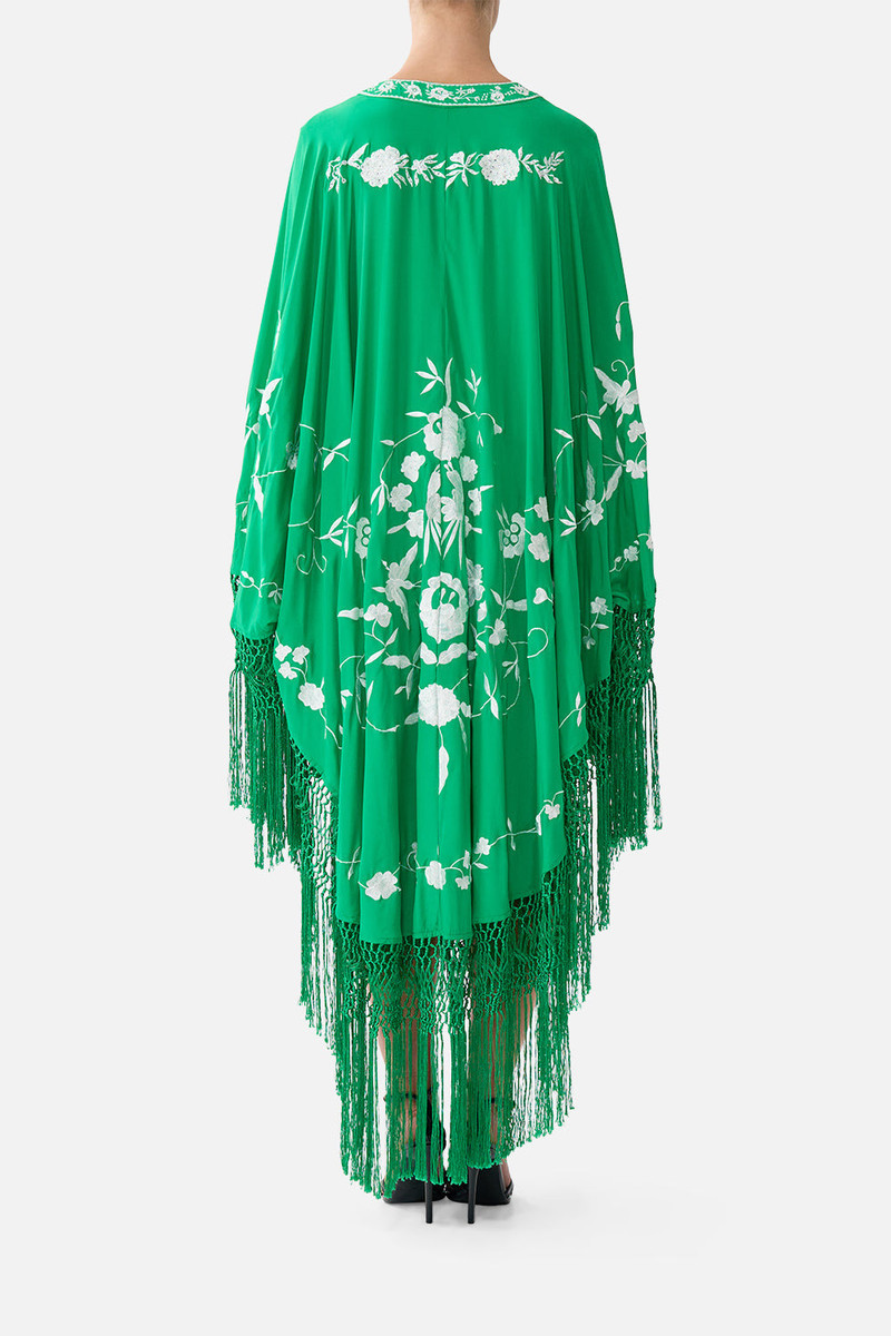 CAMILLA DRAPED HIGH-LOW LAYER outlook