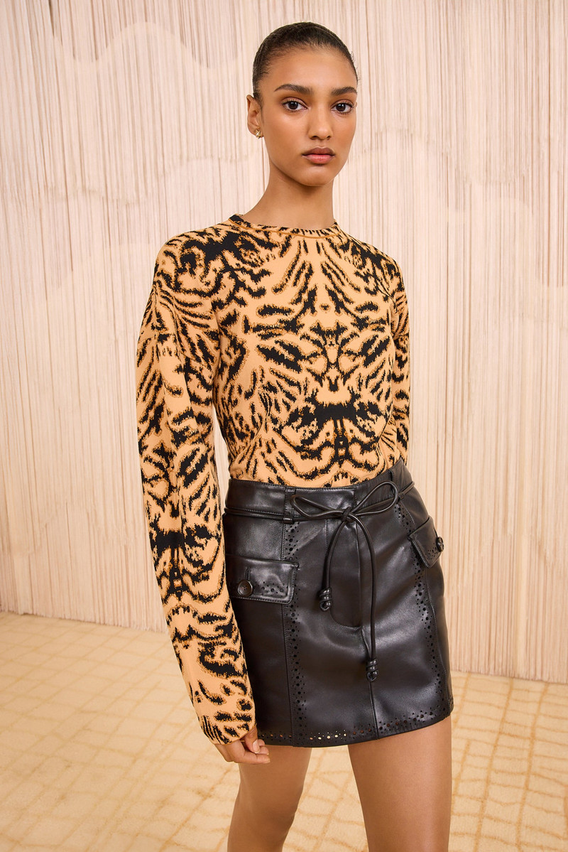 Cade Jacquard Knit Long Sleeve Pullover 3