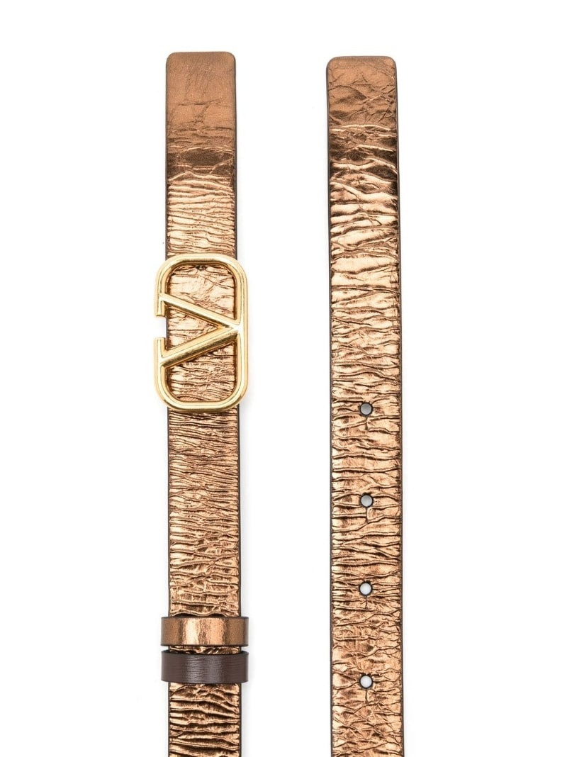 Valentino VLogo Signature metallic belt outlook