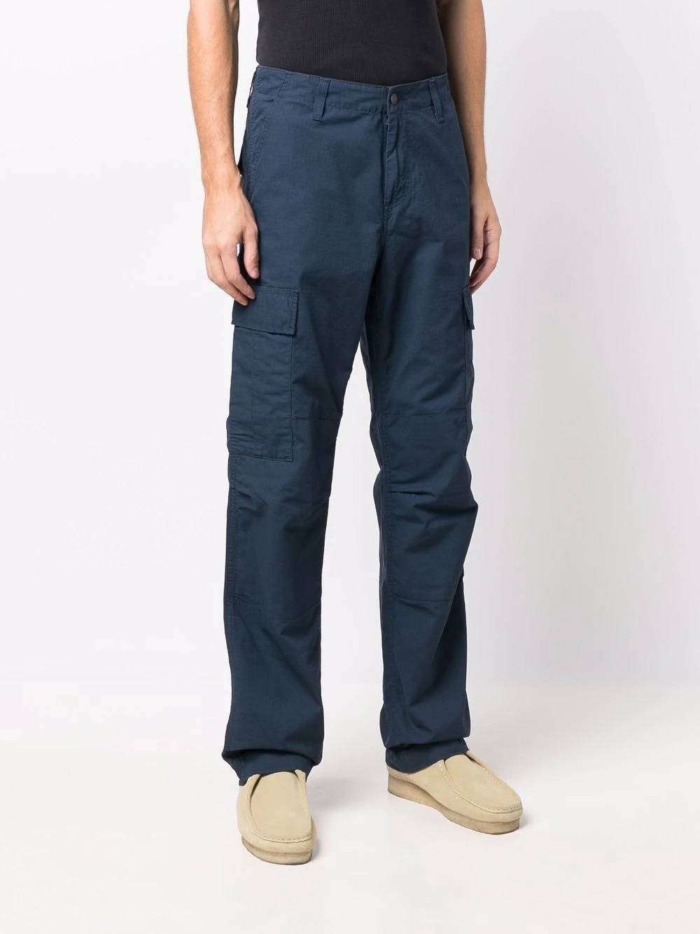 straight-leg cargo trousers - 3