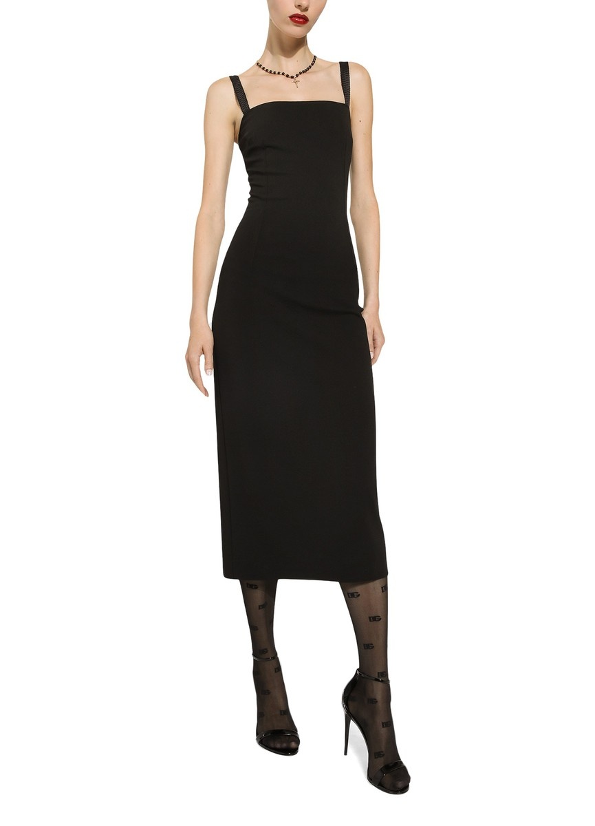 Jersey milano rib sheath dress - 5