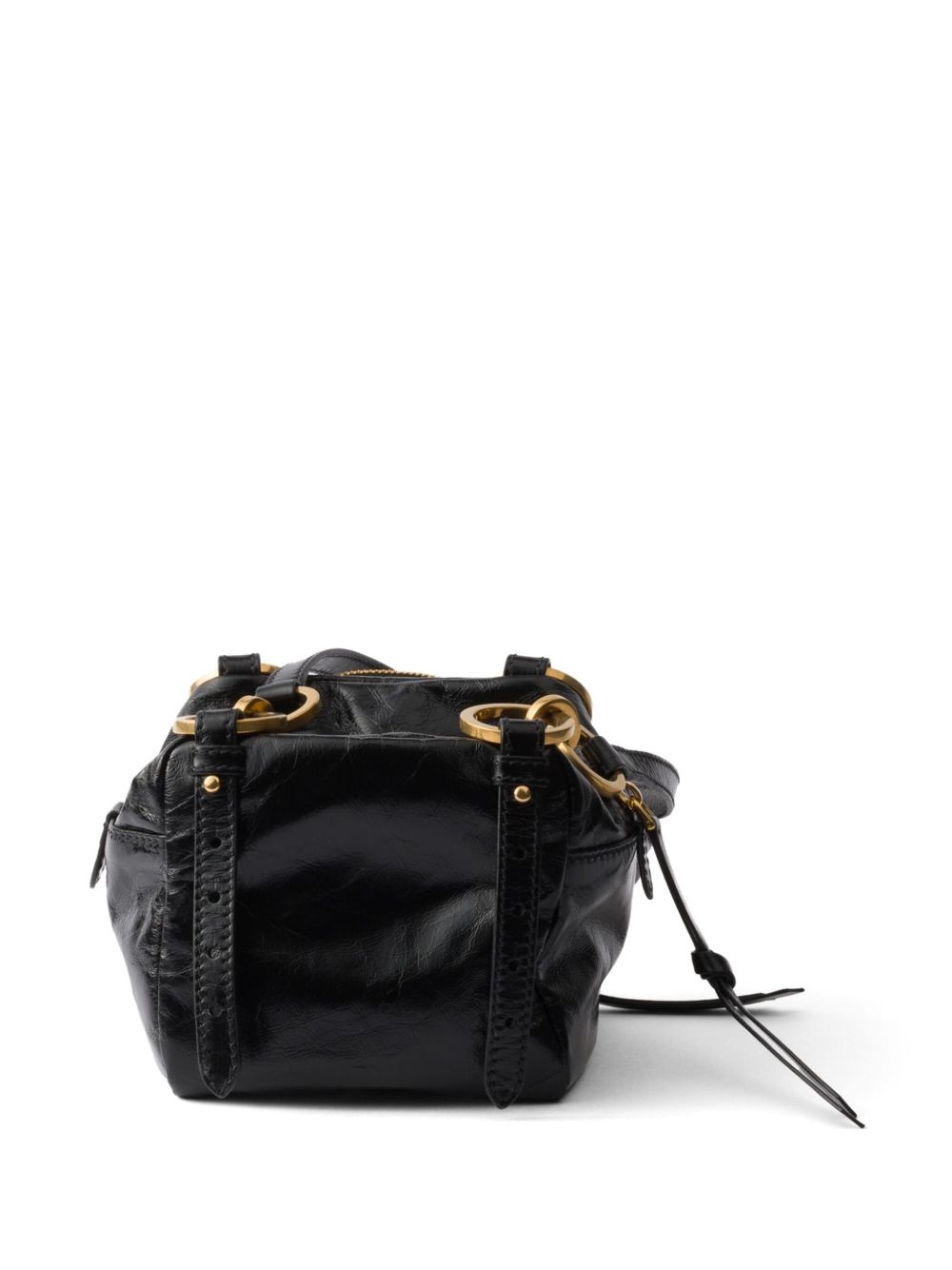 mini leather tote bag - 2