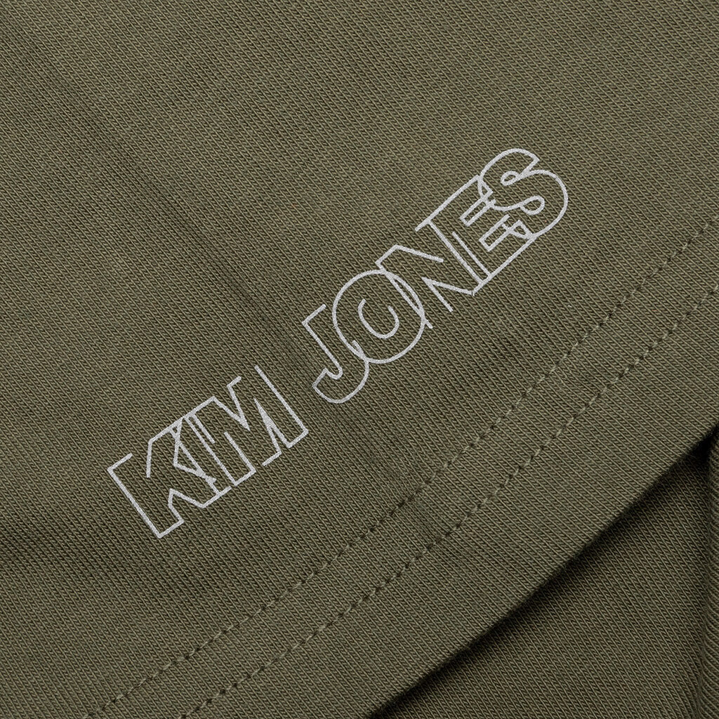 CONVERSE X KIM JONES T-SHIRT - BURNT OLIVE - 3