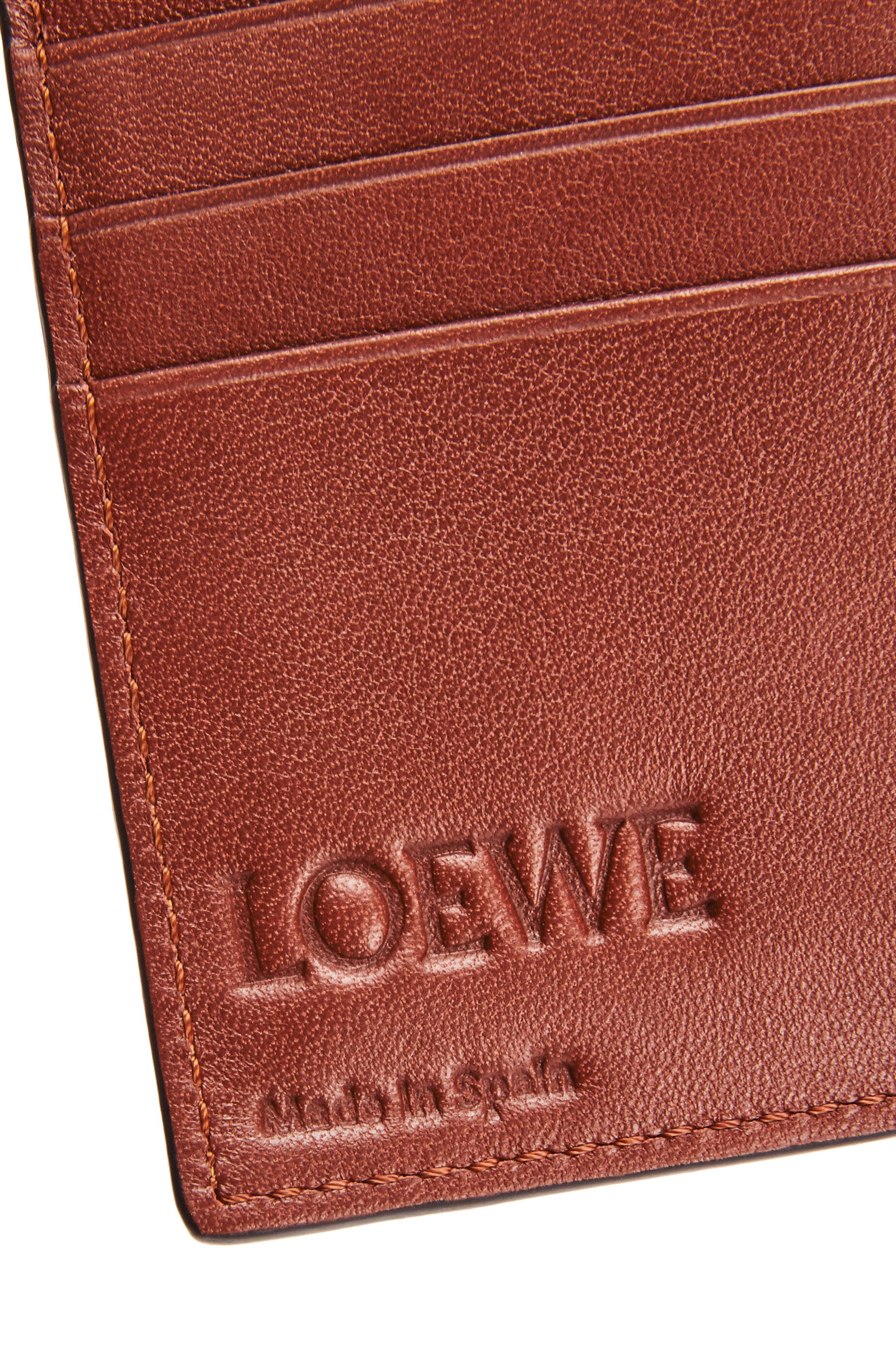 Medium Vertical Wallet in soft grained calfskin - 4