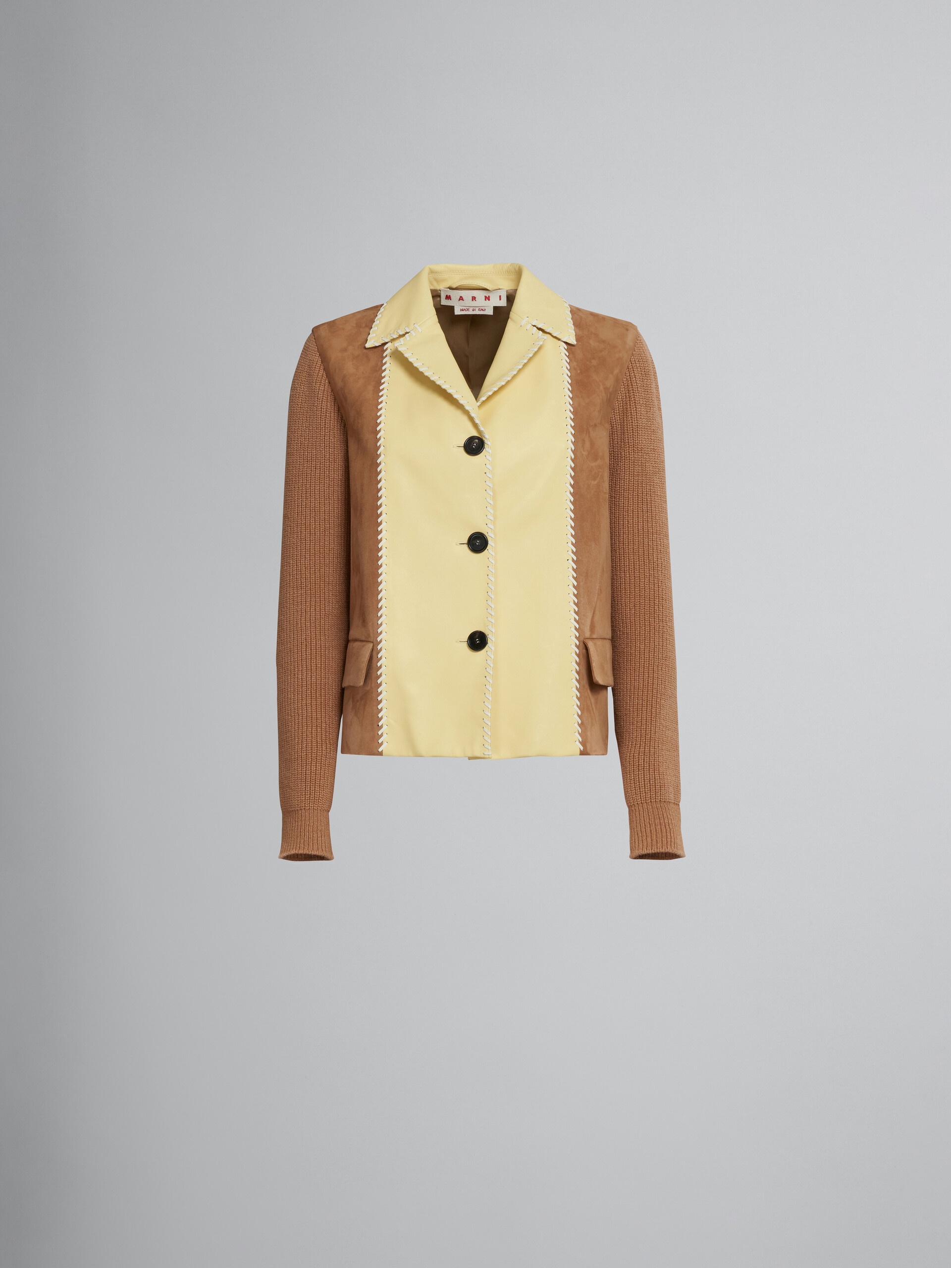 Marni SUEDE AND WOOL JACKET | REVERSIBLE