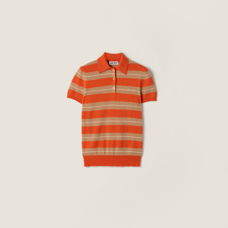 Cashmere polo shirt 1